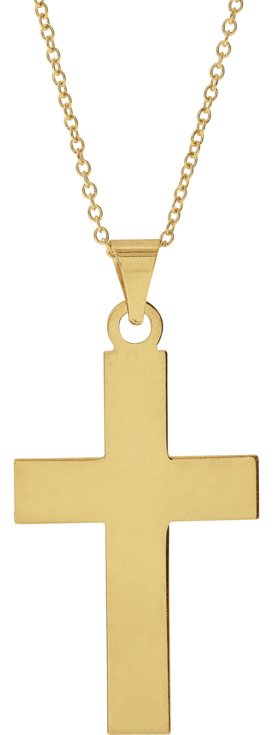 Engravable Cross Necklace or Pendant