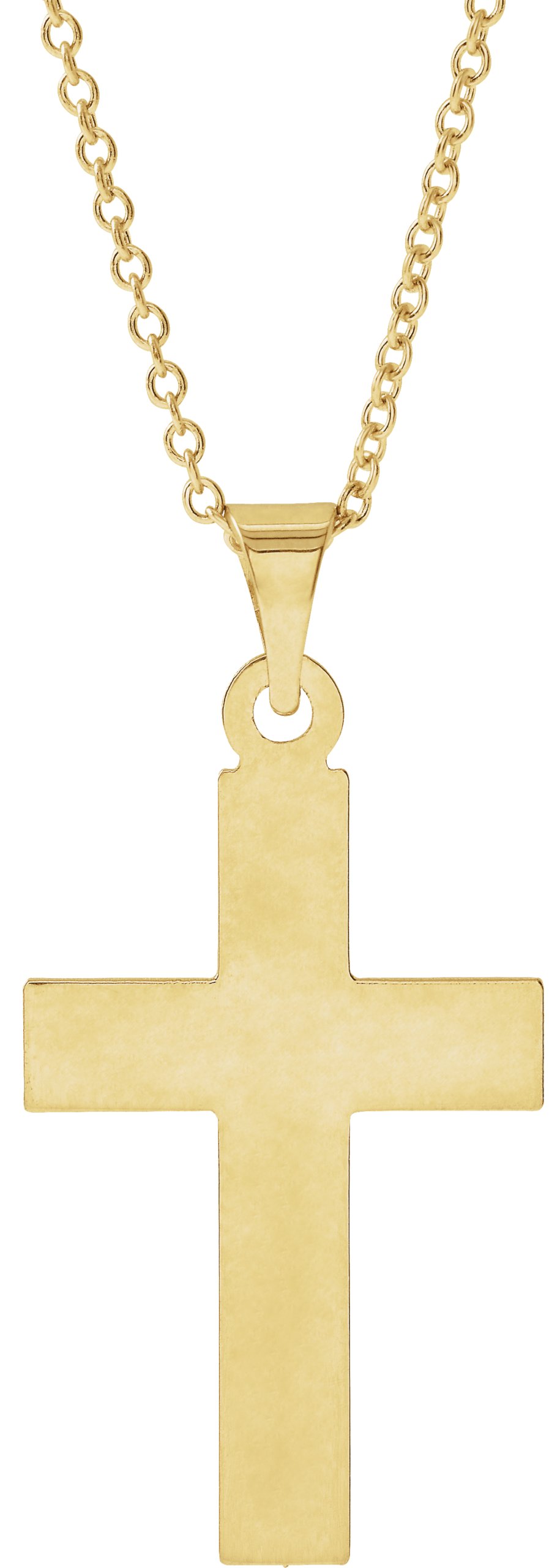 Engravable Cross Necklace or Pendant