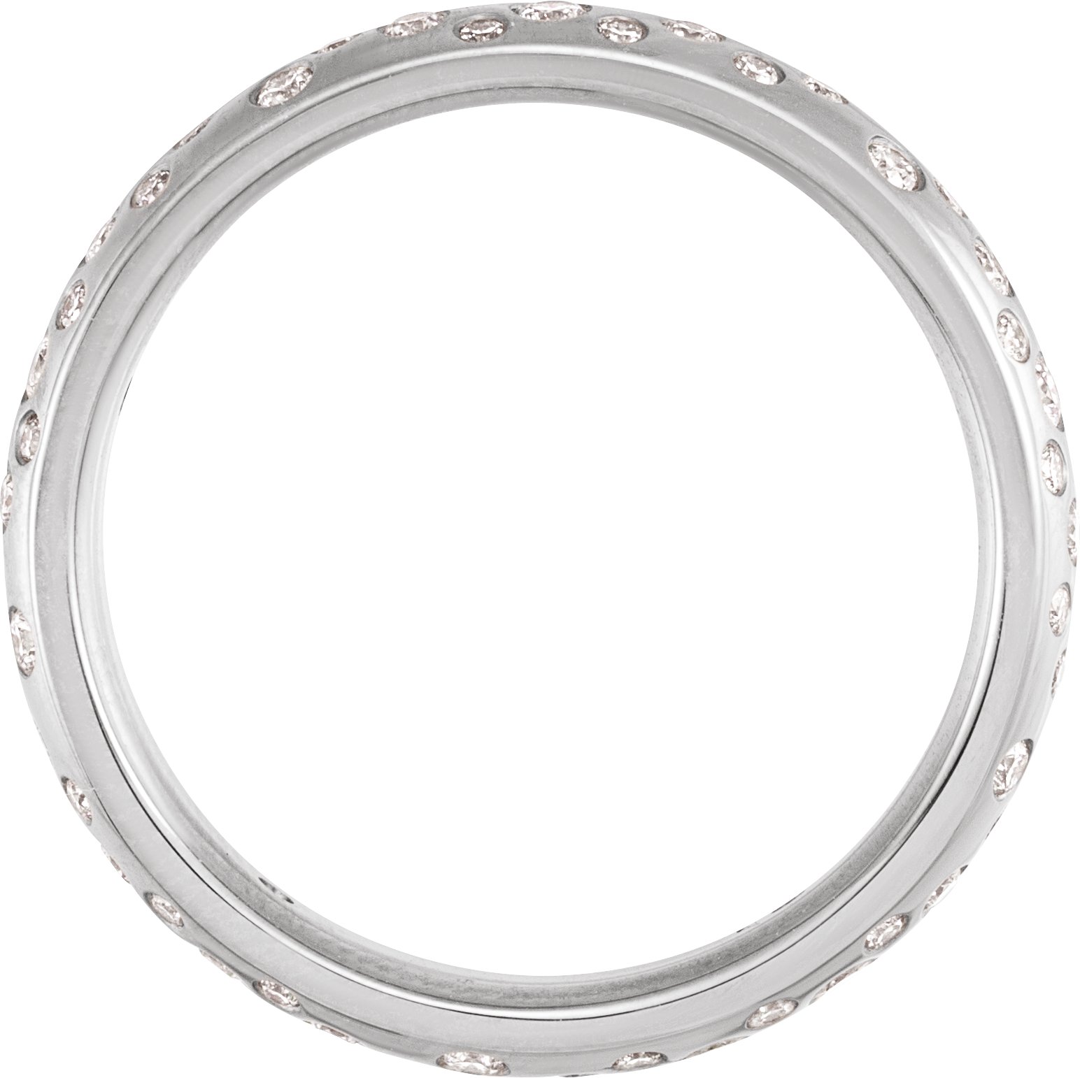 1.7 mm Round Eternity Band Mounting Size Eternity Band Mounting view 2
