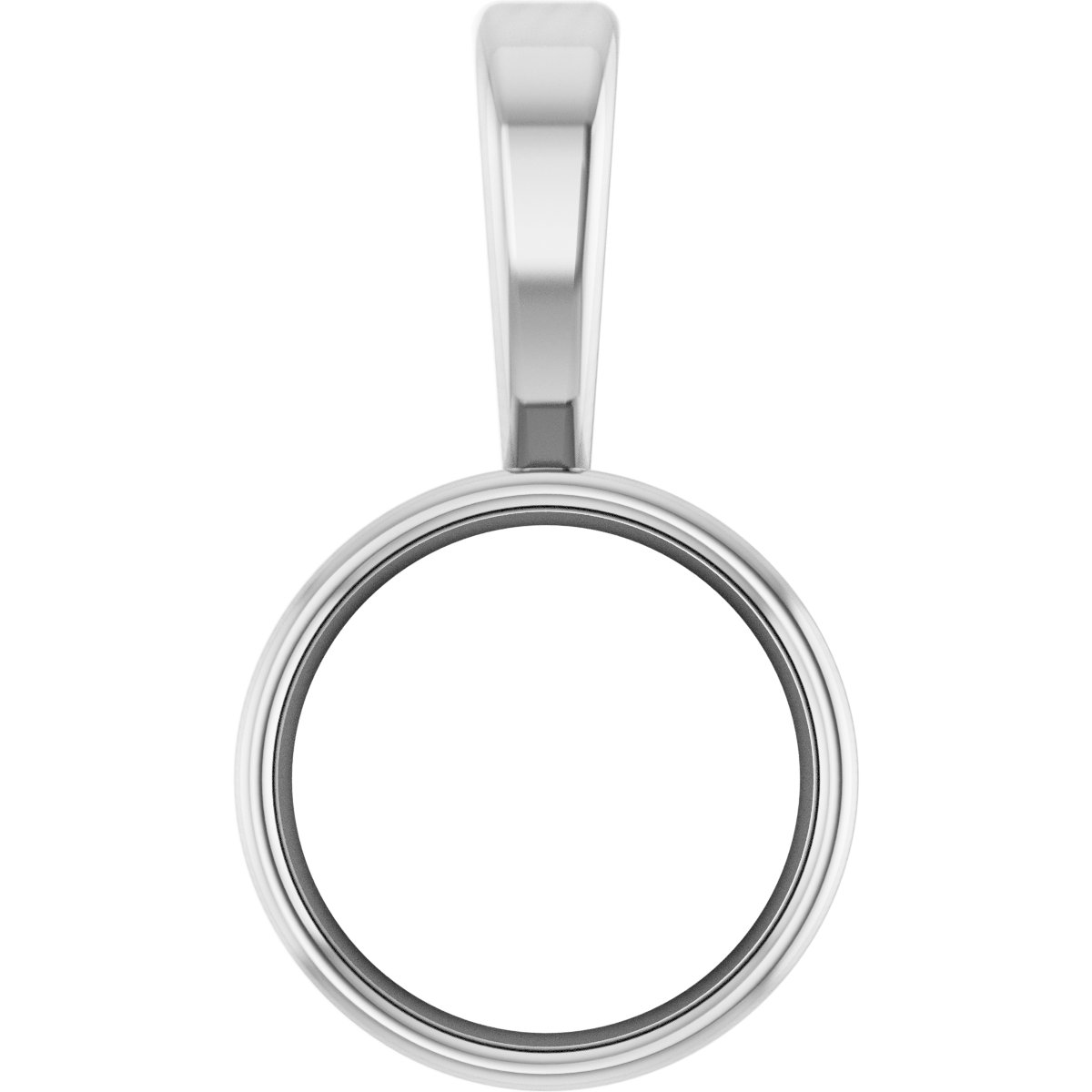 Bezel-Set Solitaire Necklace or Pendant
