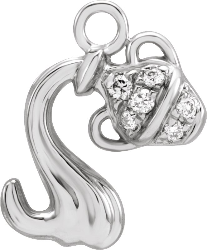Petite Pavé® Zodiac Dangle
