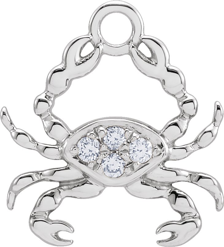 Petite Pavé® Zodiac Dangle