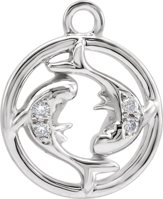 Petite Pavé® Zodiac Dangle