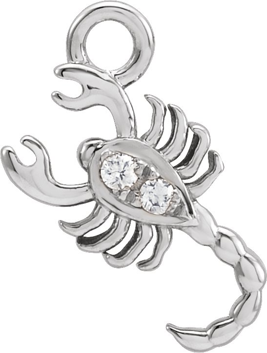 Petite Pavé® Zodiac Dangle