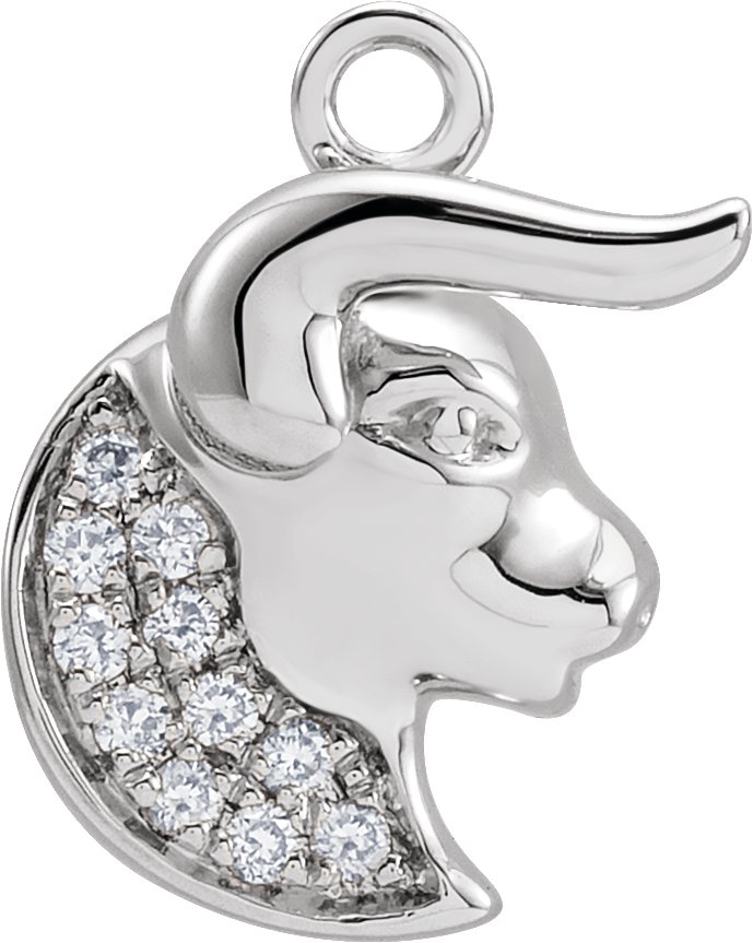 Petite Pavé® Zodiac Dangle