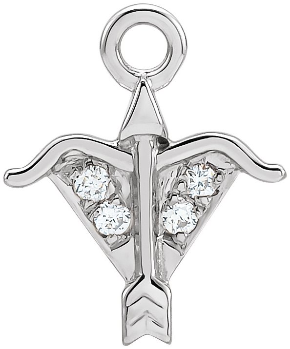 Petite Pavé® Zodiac Dangle