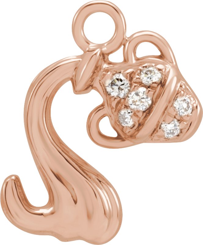 Petite Pavé® Zodiac Dangle
