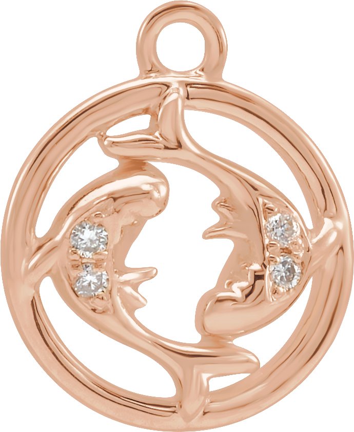 Petite Pavé® Zodiac Dangle