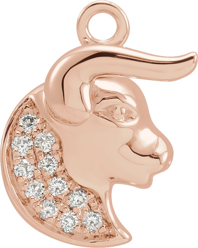 Petite Pavé® Zodiac Dangle