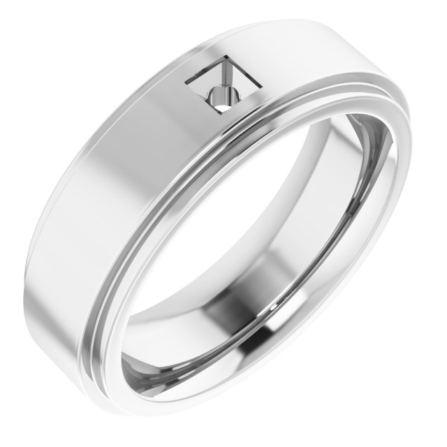 Accented Stepped-Edge Flat Band