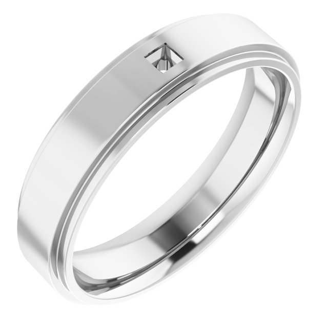 Accented Stepped-Edge Flat Band