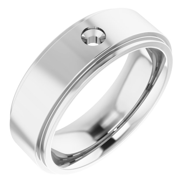 Accented Stepped-Edge Flat Band