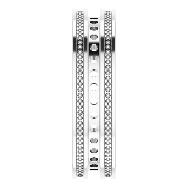 3x1.5 mm Straight Baguette Band Mounting view 4