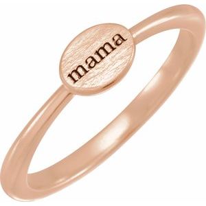 14K Rose Mama Ring