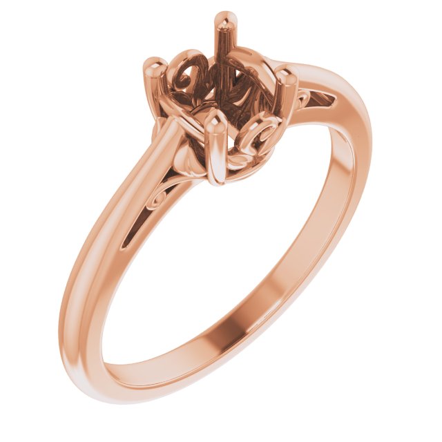 Solitaire Engagement Ring or Band