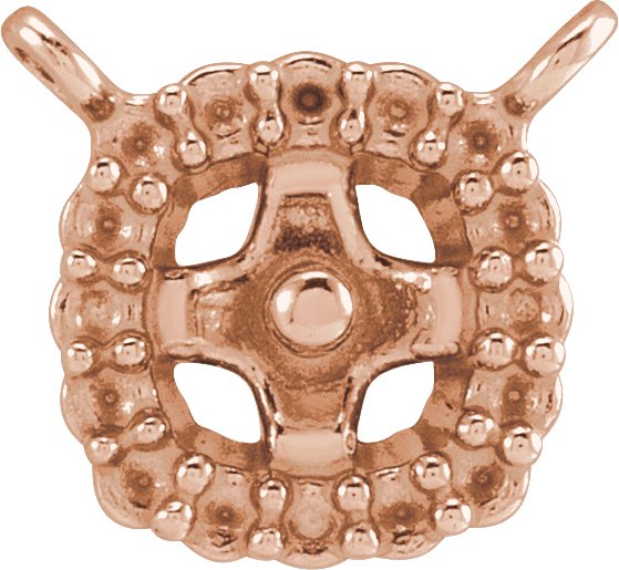 Halo-Style Pearl Necklace or Center