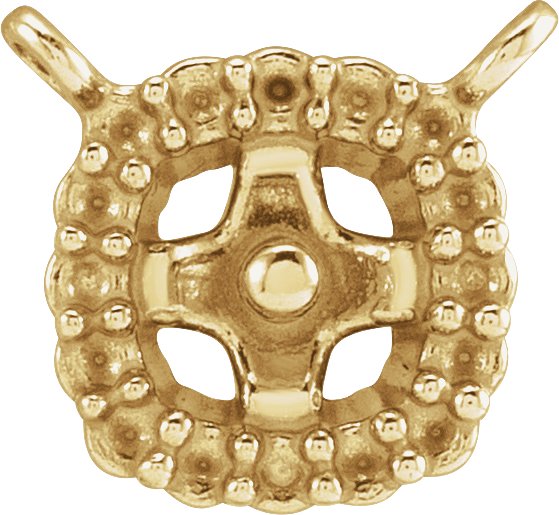 Halo-Style Pearl Necklace or Center