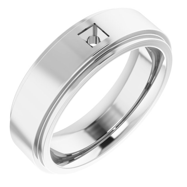 Accented Stepped-Edge Flat Band
