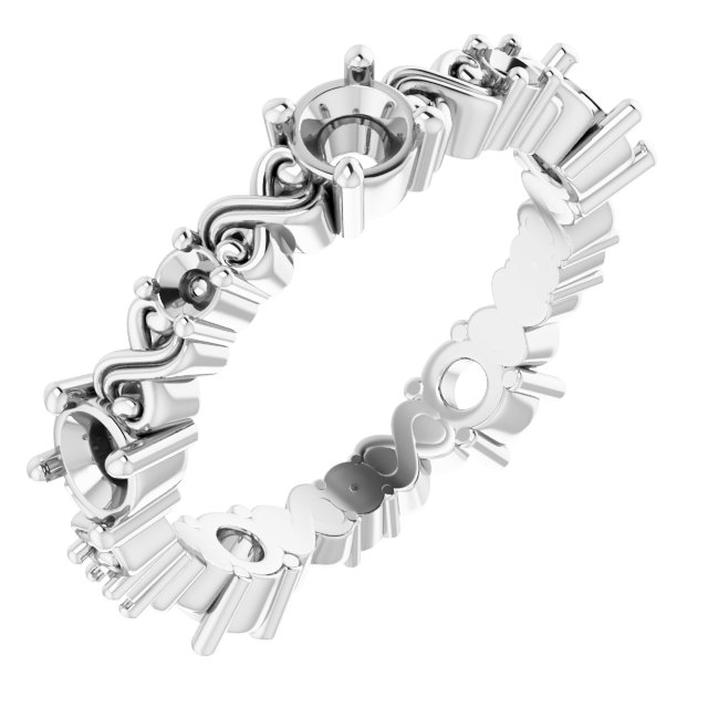 Infinity-Inspired Eternity Band