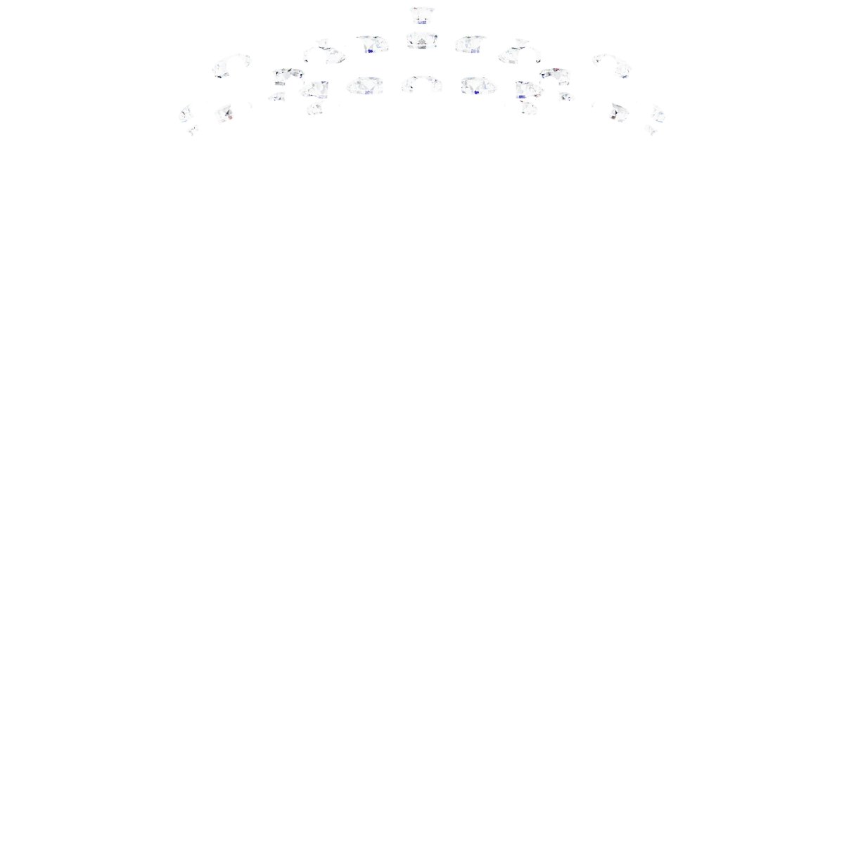 Alternative view of 1/5 CTW Natural Diamond Star Ring Guard – 14K White Gold