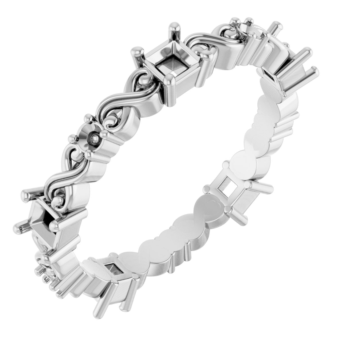 Infinity-Inspired Eternity Band