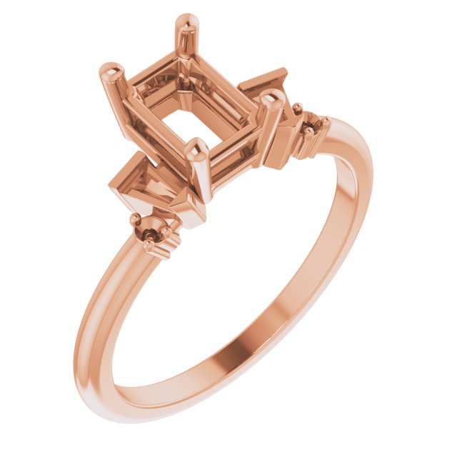 Accented Engagement Ring or Band