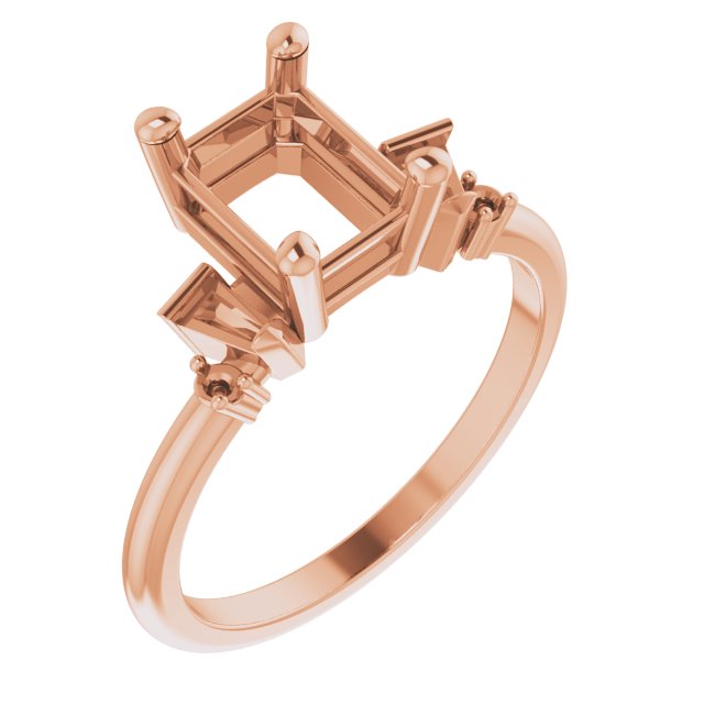 Accented Engagement Ring or Band