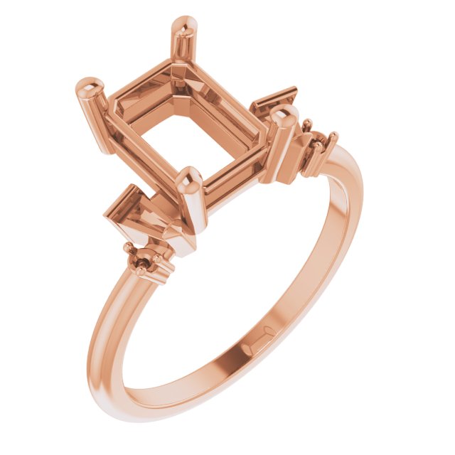 Accented Engagement Ring or Band