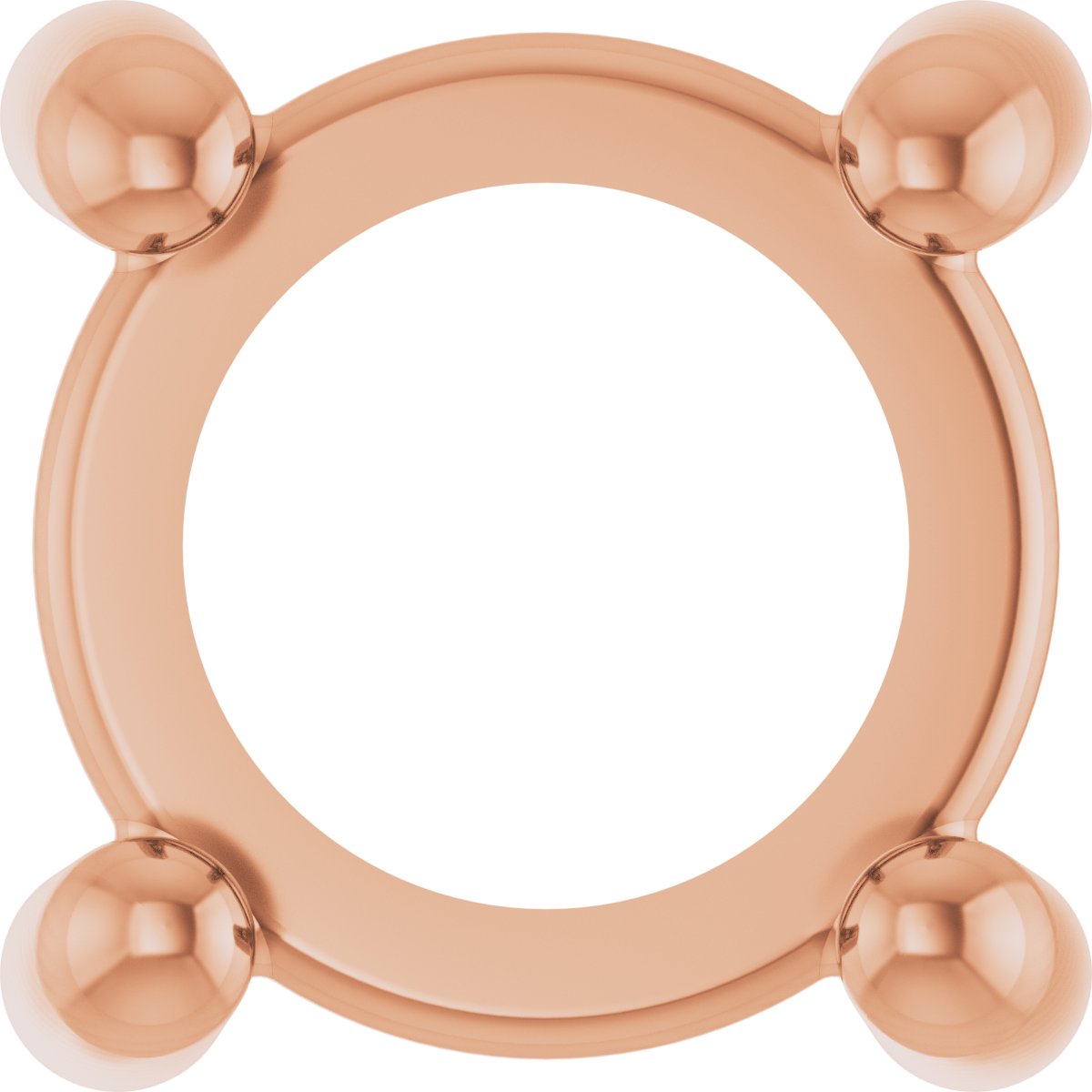 Round 4-Prong Cabochon Pendant