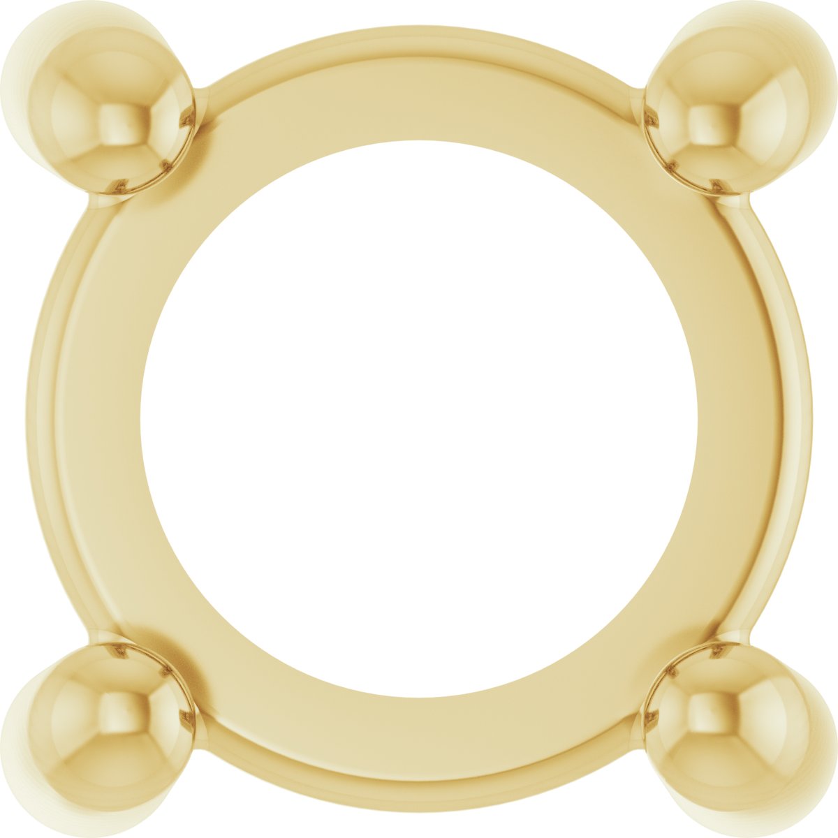 Round 4-Prong Cabochon Pendant