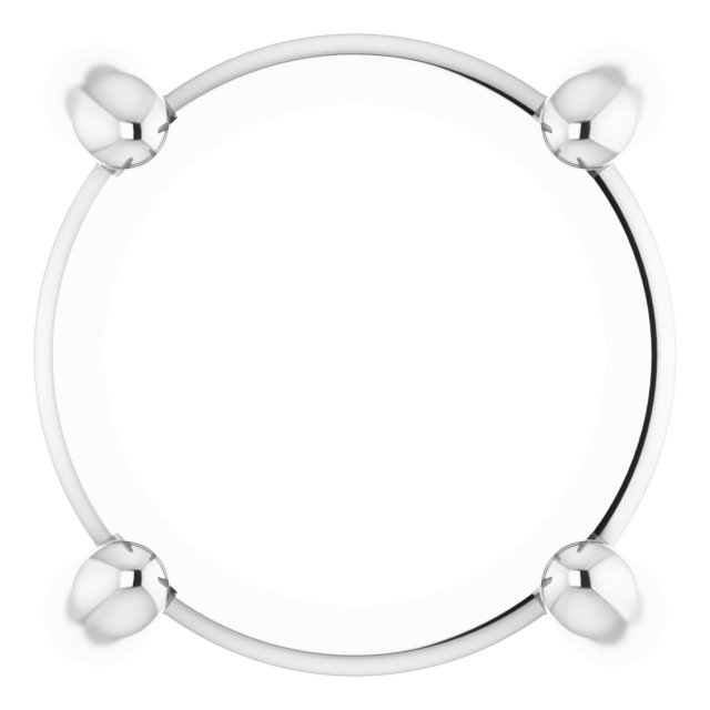 Round 4-Prong Cabochon Pendant