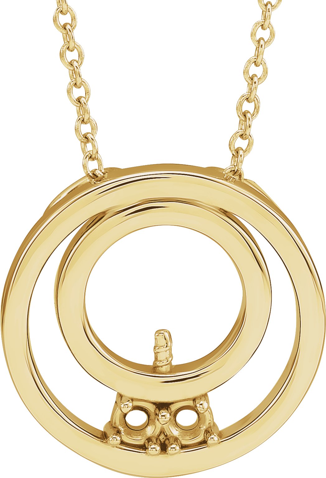 Family Pearl Circle Necklace or Pendant