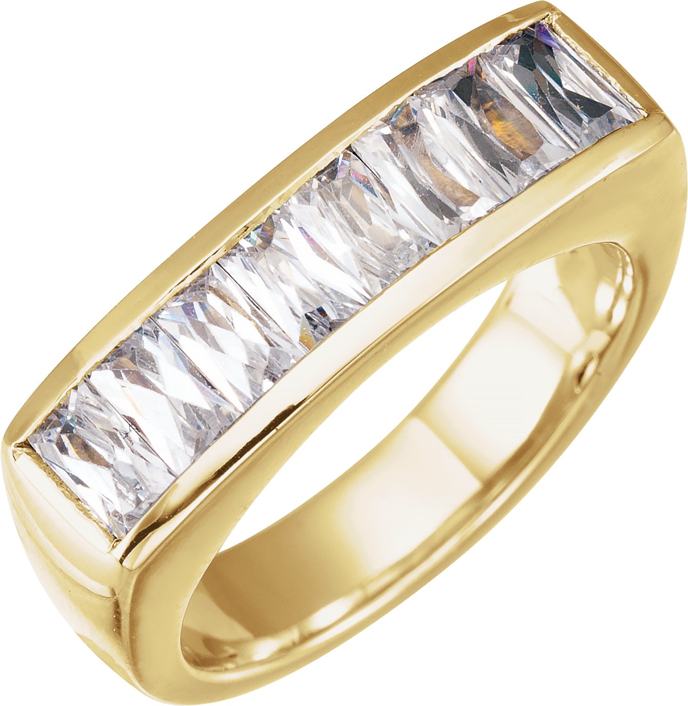 14K Yellow 1 3/4 CTW Lab-Grown Diamond Ring