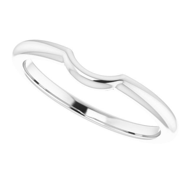 14K White Matching Band-5