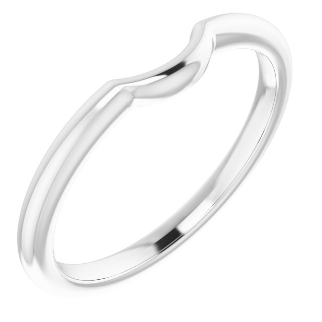 14K White Matching Band