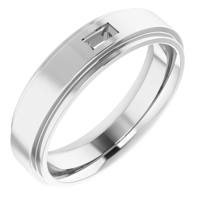 Accented Stepped-Edge Flat Band