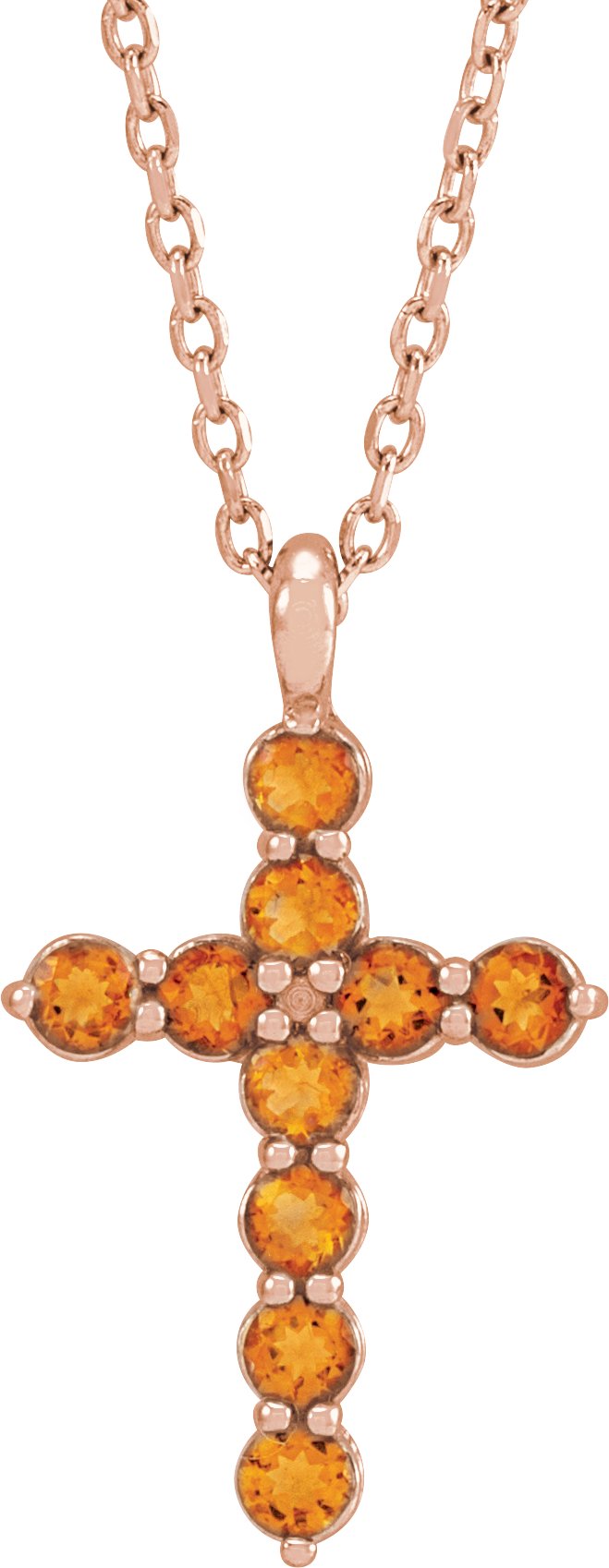 Accented Cross Necklace or Pendant