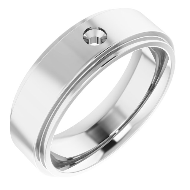 Accented Stepped-Edge Flat Band