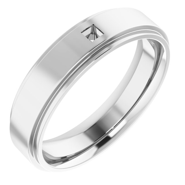 Accented Stepped-Edge Flat Band