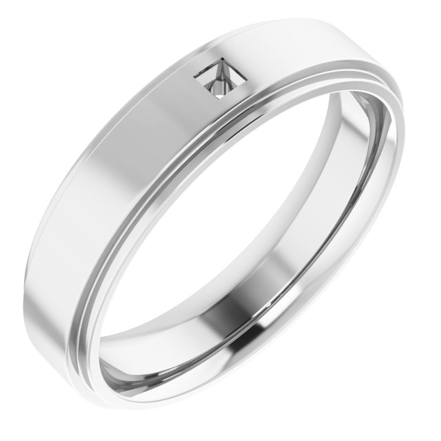 Accented Stepped-Edge Flat Band