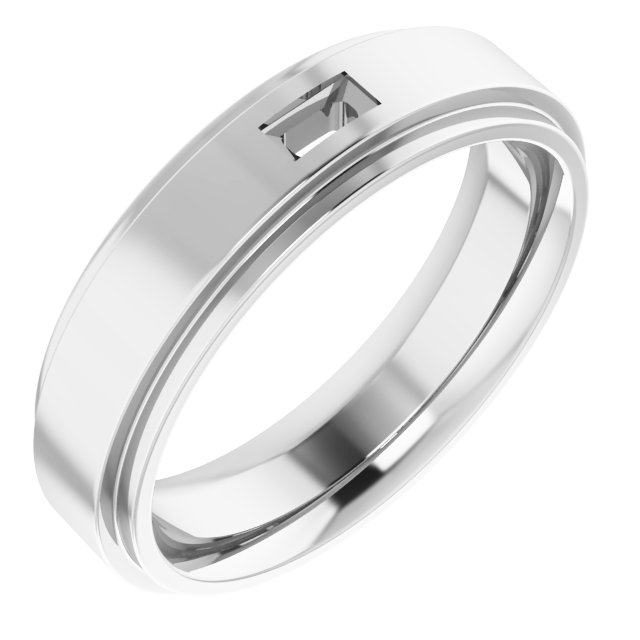 Accented Stepped-Edge Flat Band