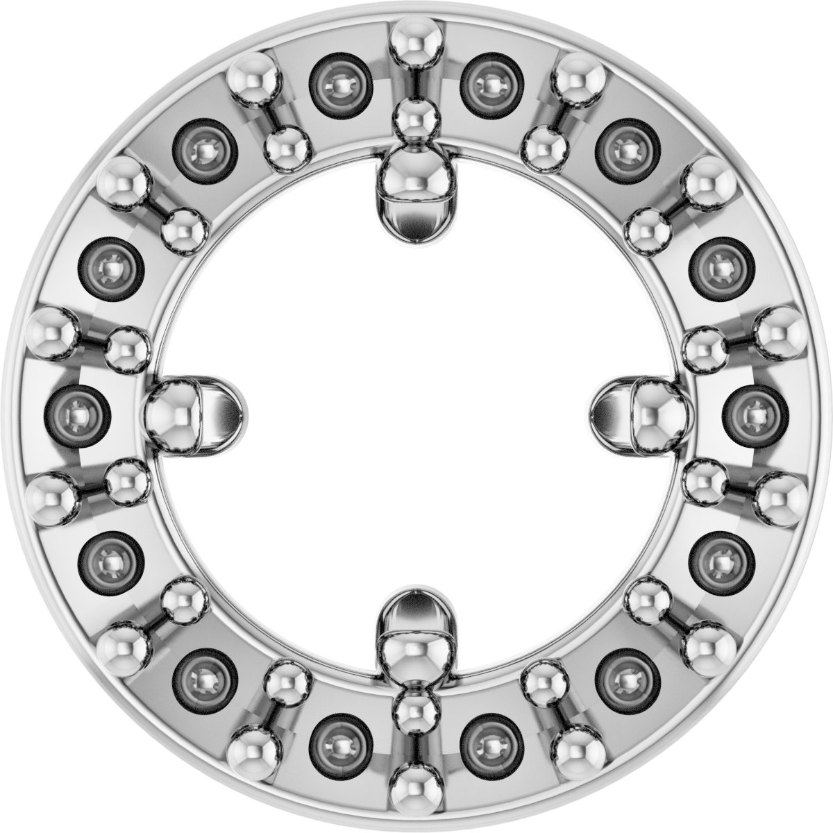 Halo-Style Rose-Cut Necklace or Pendant