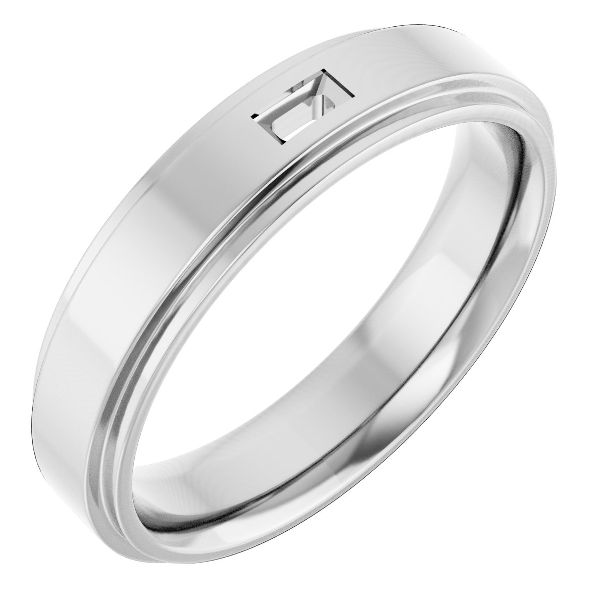 Accented Stepped-Edge Flat Band