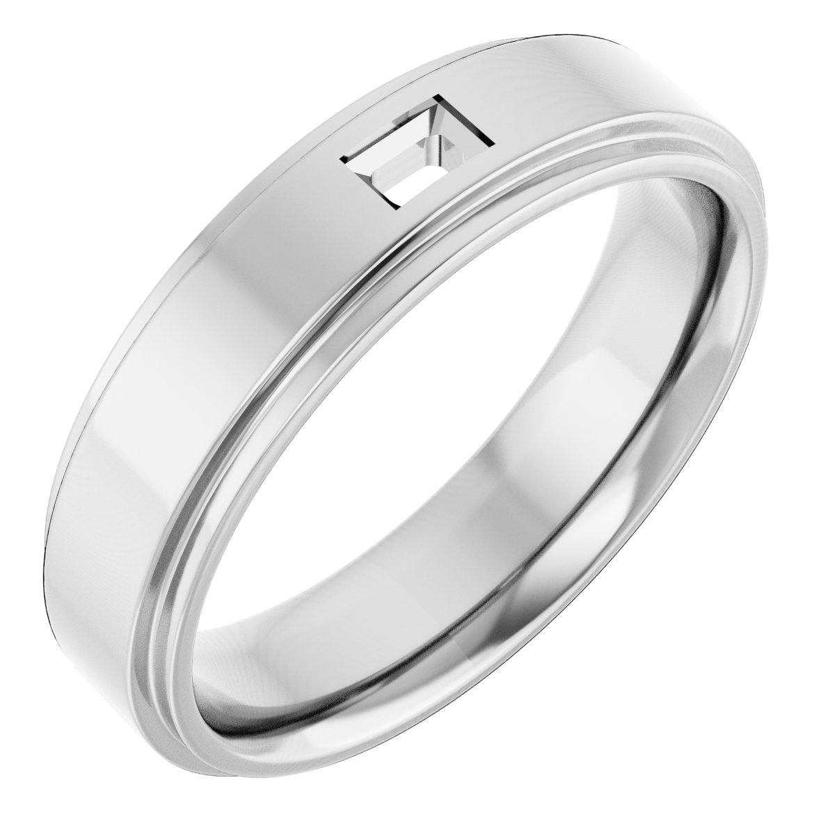 Accented Stepped-Edge Flat Band
