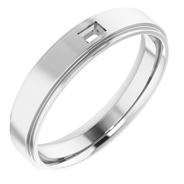 Accented Stepped-Edge Flat Band