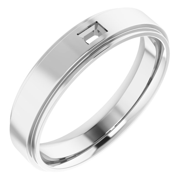 Accented Stepped-Edge Flat Band