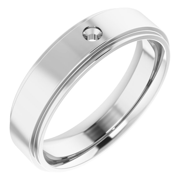 Accented Stepped-Edge Flat Band