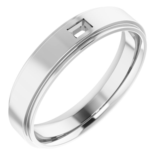Accented Stepped-Edge Flat Band
