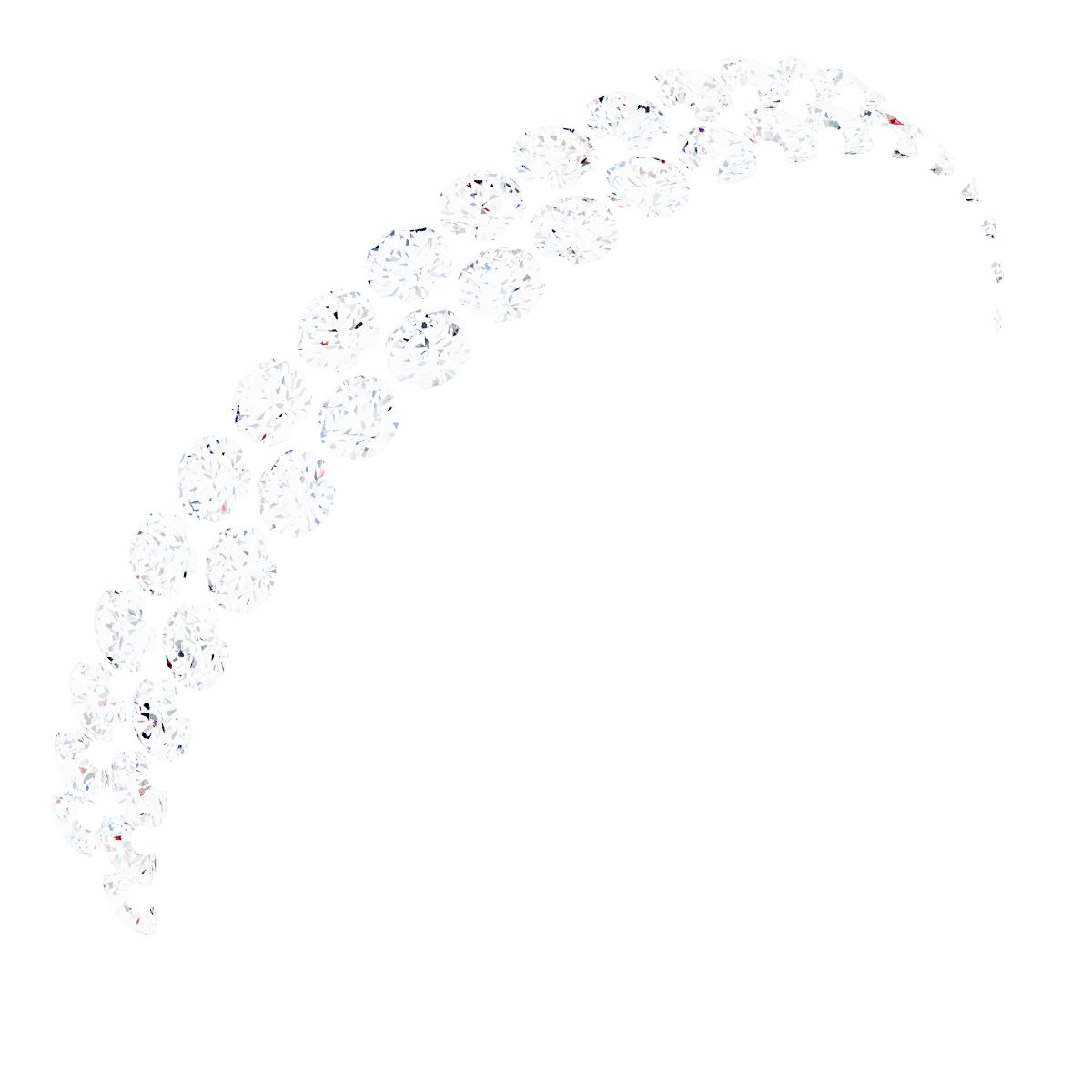 14K White 1/2 CTW Lab-Grown Diamond Anniversary Band