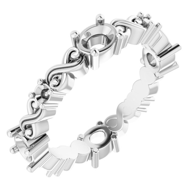 Infinity-Inspired Eternity Band
